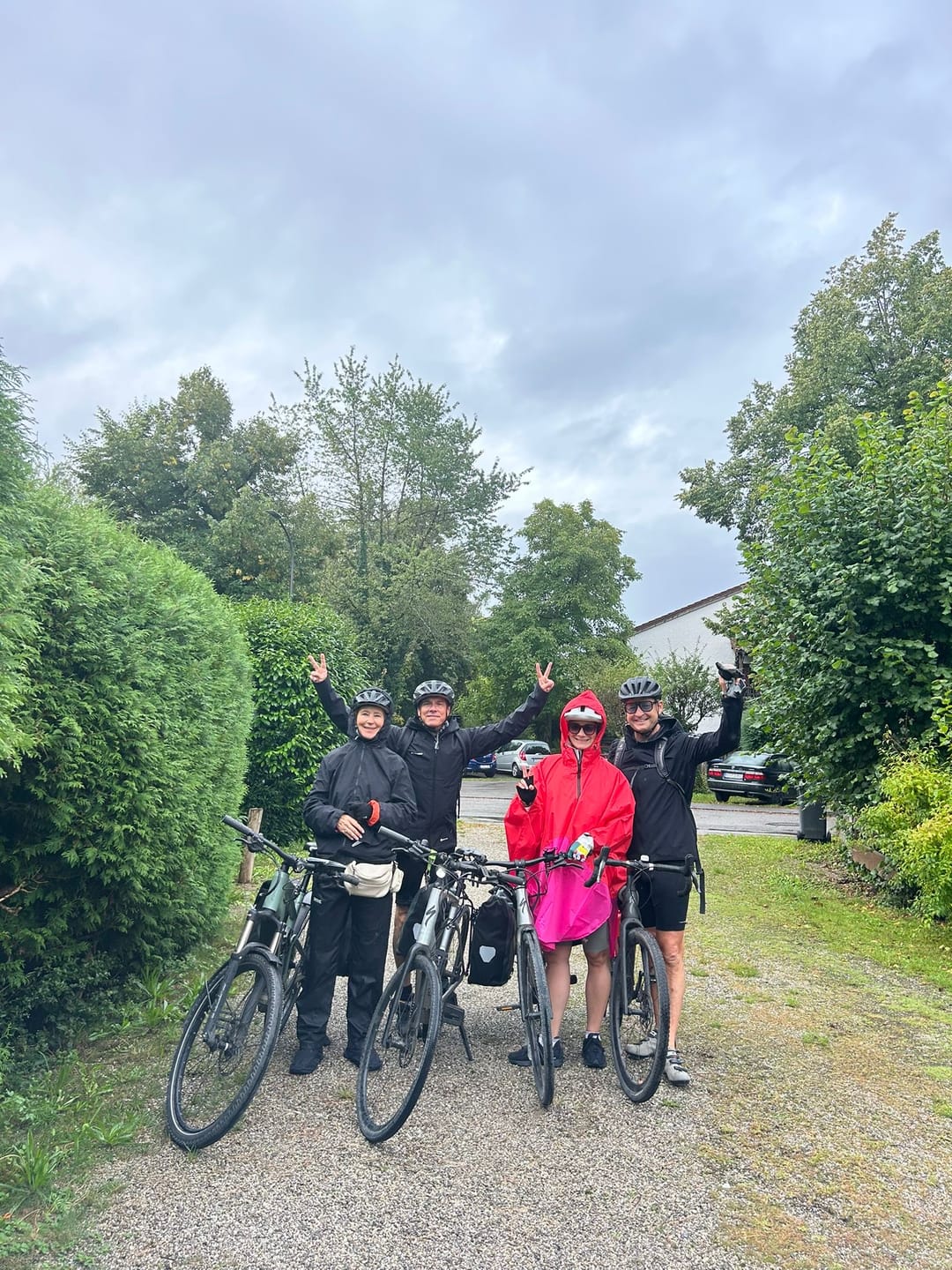 Customer photo review of Damen Regenponcho zum Fahrradfahren