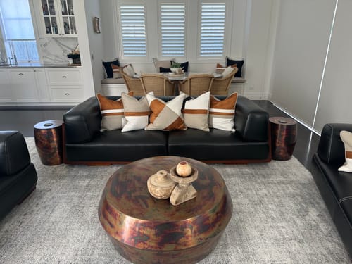 Customer photo review of The Talle Toffee Lumbar Cushion 40 x 60cm