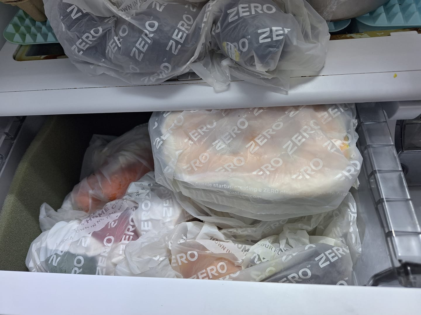 Customer photo review of Plastic Free Produce Bags (2 Pack)