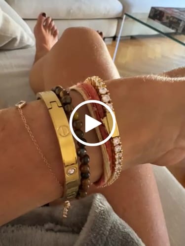 Customer video review of Bracciale Tennis in Zirconi Bianchi