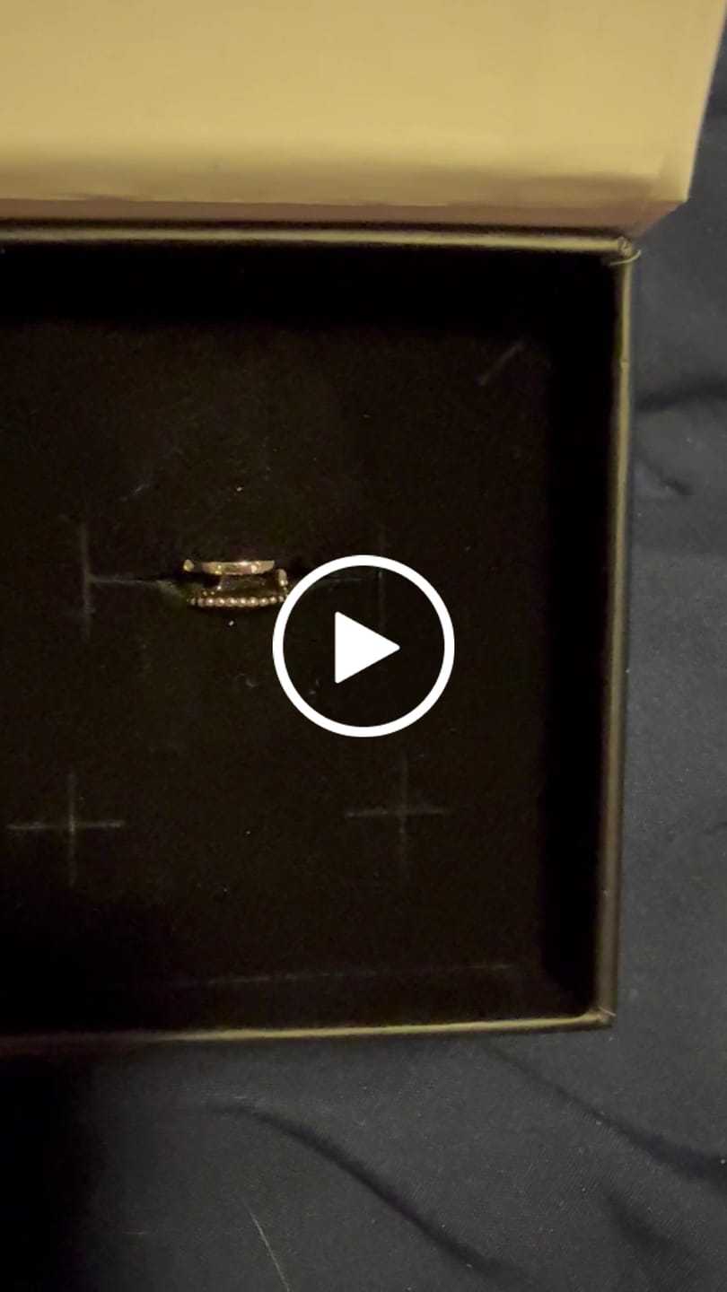 Customer video review of Sasha 18k White Gold Plated 10mm Hoop Ear Cuff with Swarovski Crystals