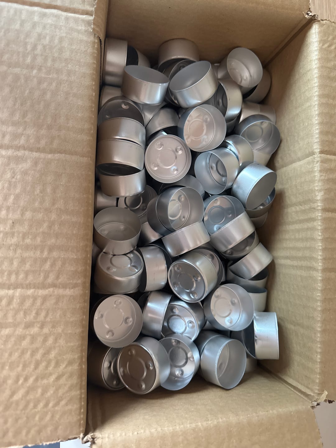 Customer photo review of ENVASES PARA VELAS DE TÉ