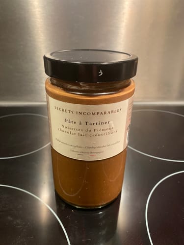 Customer photo review of Pâte à tartiner Noisette du Piémont IGP Chocolat Lait Croustillant