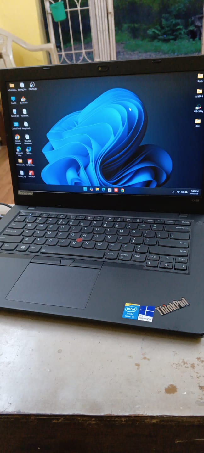 Customer photo review of Lenovo ThinkPad Laptop | L480 | Intel i5-8th | 14" HD | Win 11 Pro | Refurbished