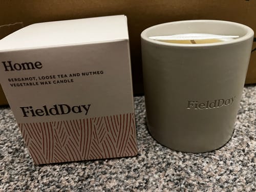Customer photo review of Home Stoneware Candle | Field Day