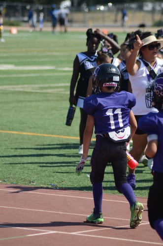 Customer photo review of The Officially Licensed Joker Football Gloves - VPS3 by Phenom Elite