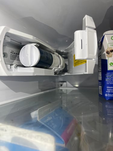 Customer photo review of Glacierfresh XWFE Water Filter Compatible with GE Refrigerator(with rfid chip)