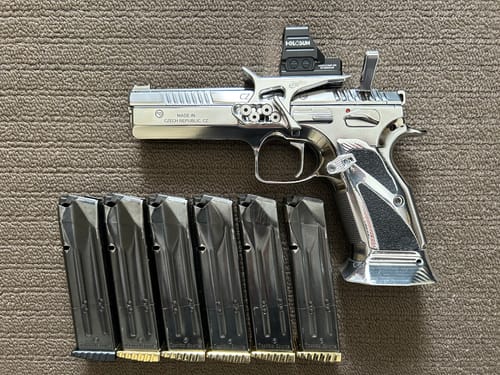 Customer photo review of CZ Tactical Sport Brass Magazine Base Pad