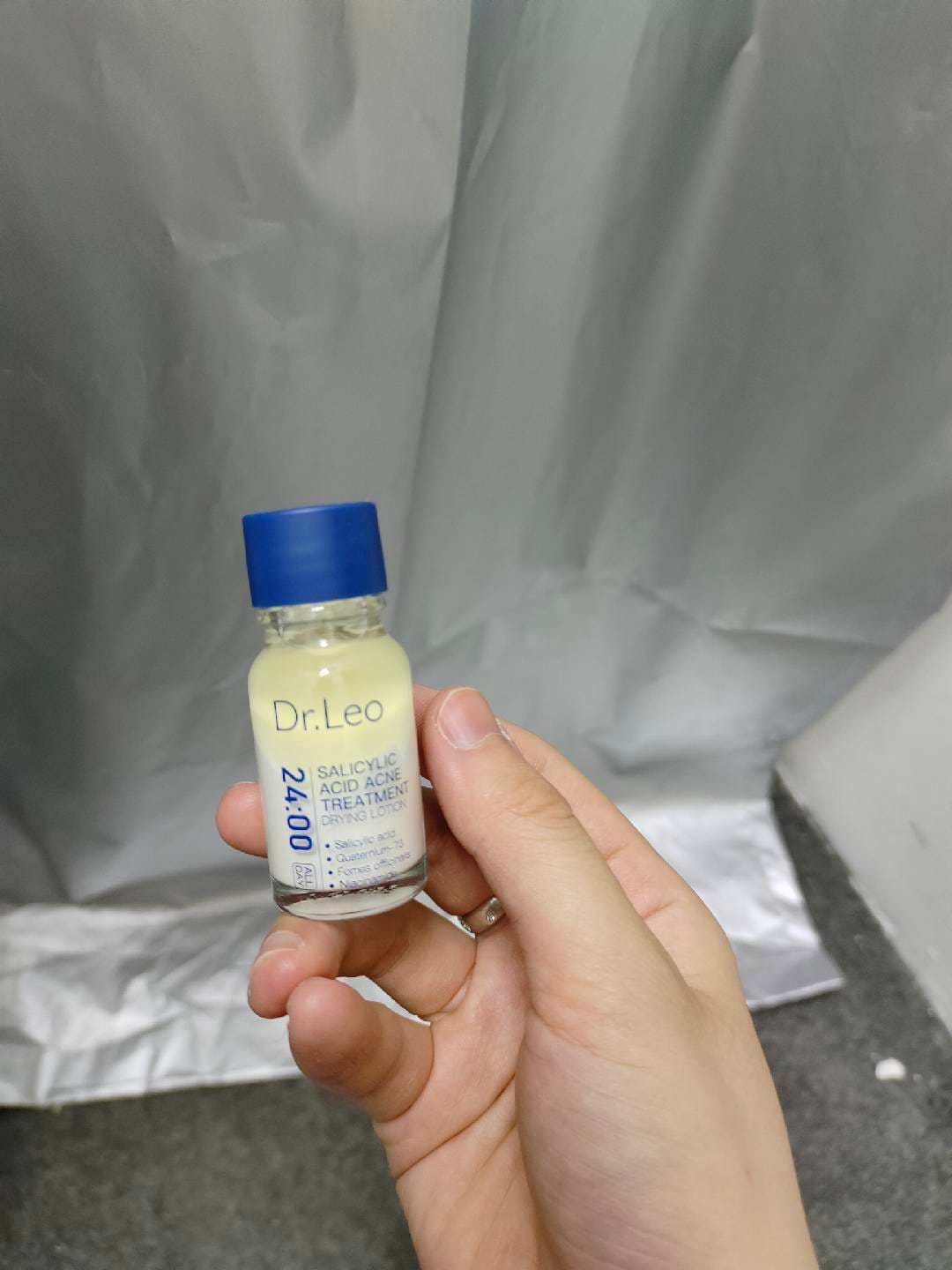 Customer photo review of Loción para el tratamiento del acné con ácido salicílico