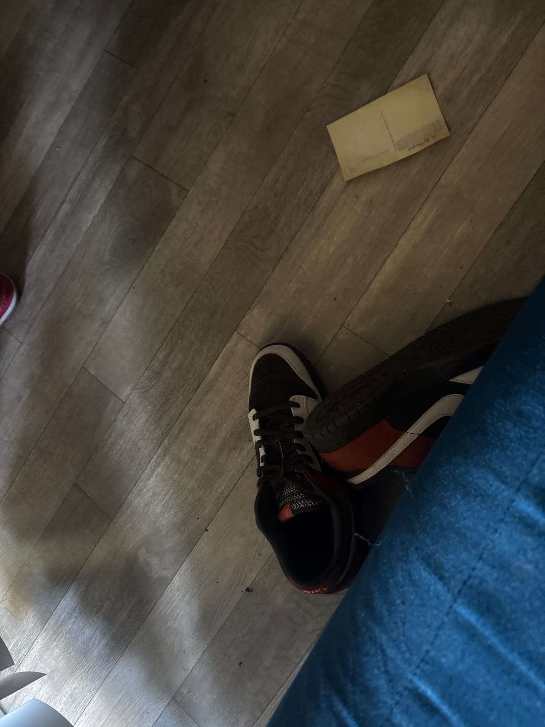 Customer photo review of Dunk Low Red Panda SIZE 15M/16.5W