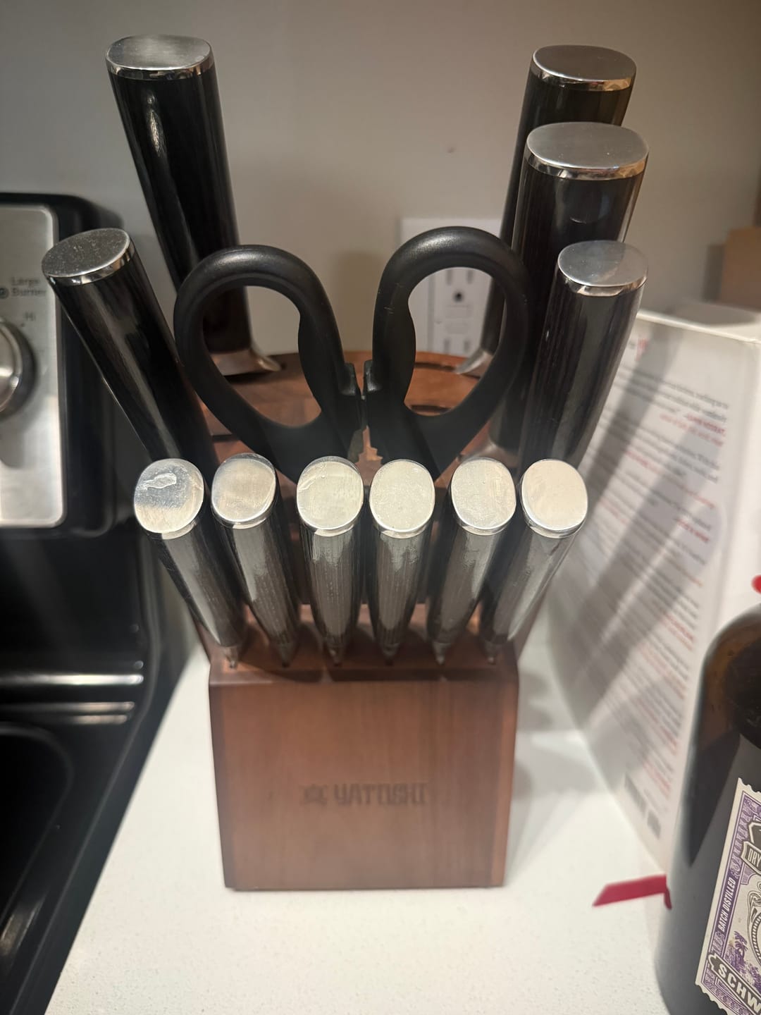Customer photo review of Professional Kitchen Knife Block Set- Classic