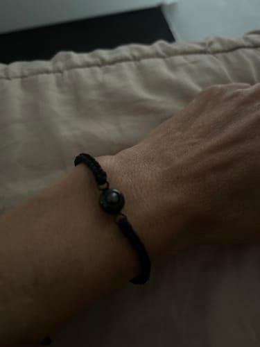 Customer photo review of Custom Photo Bracelet