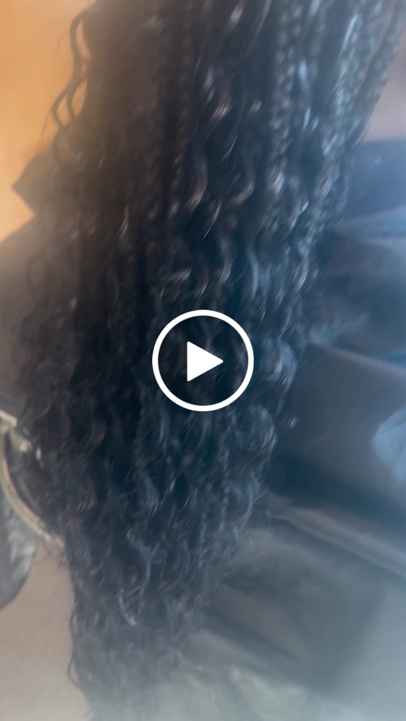 Customer video review of Wet and Wavy Human Crochet Hair