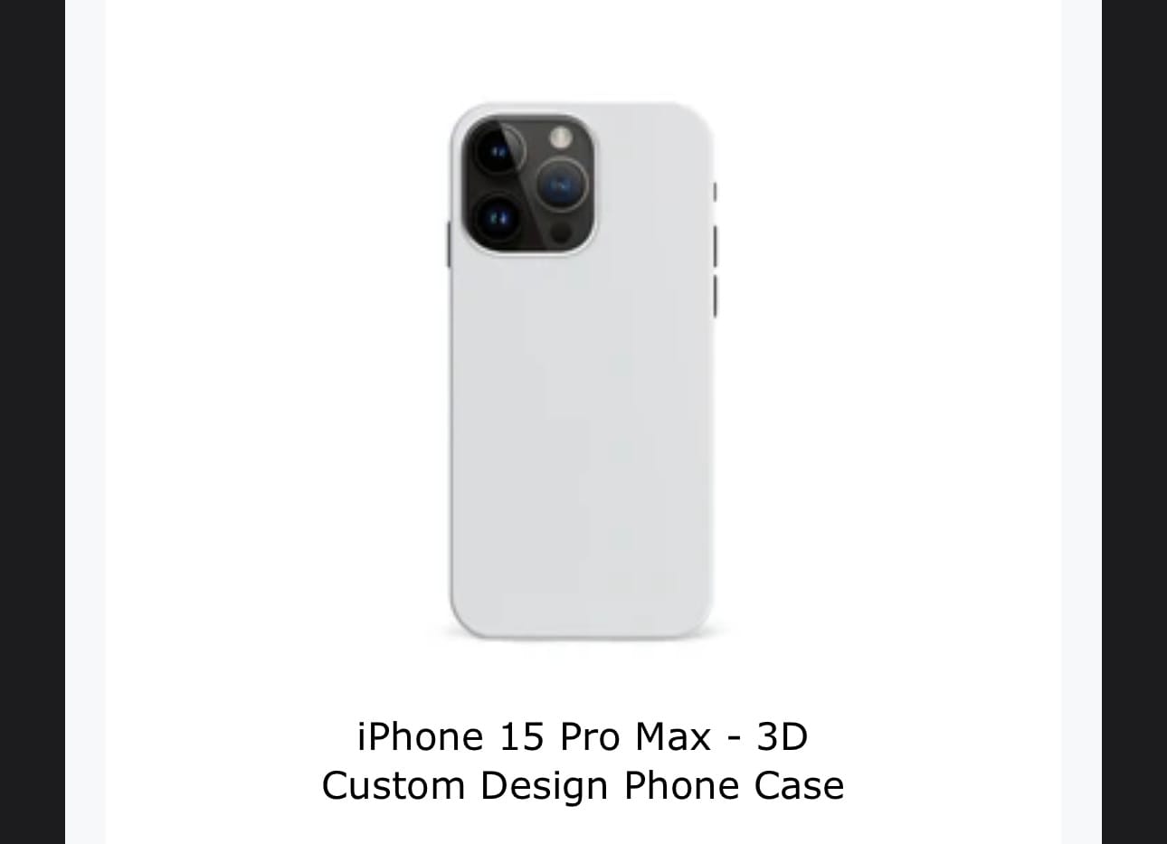 Customer photo review of iPhone 15 Pro Max - 3D Custom Design Phone Case