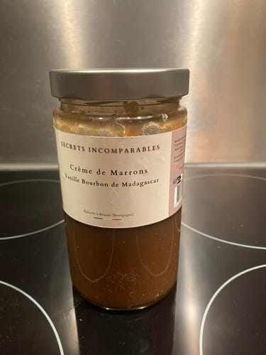 Customer photo review of Crème de Marrons Vanille Bourbon de Madagascar