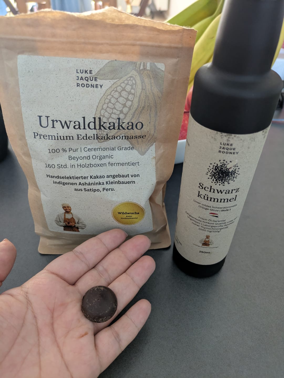 Customer photo review of Urwaldkakao | Edelkakao Drops