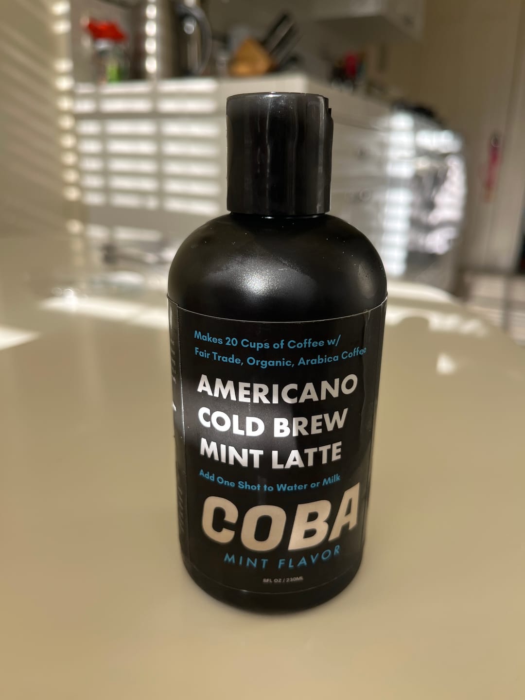 Customer photo review of COBA Coffee Concentrate. Brew 20 Cups of Coffee in Seconds