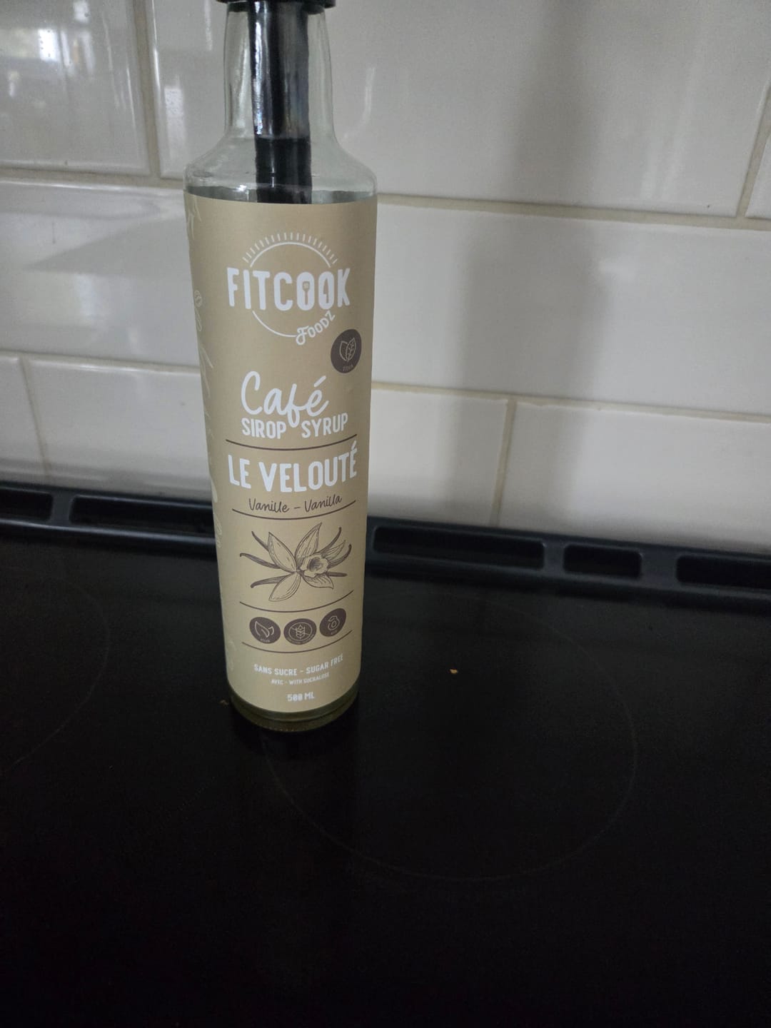Customer photo review of Fitcook Foodz - Sirop pour Café 500ml