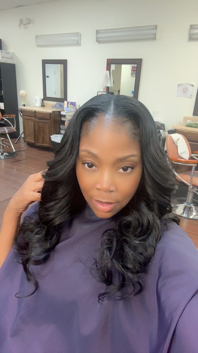 Customer photo review of Indian Wavy Bundle