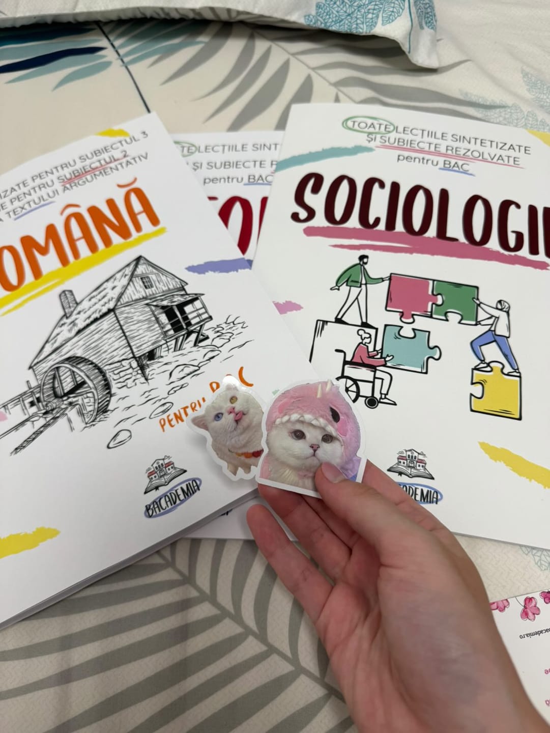 Customer photo review of Pachet Bacalaureat (Română + Istorie + Sociologie) Bacademia