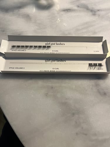 Customer photo review of DIY Wimpernband Volume 3