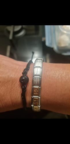 Customer photo review of Custom Photo Bracelet