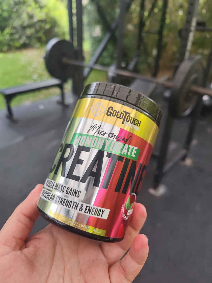 Customer photo review of Creatine Monohydrate (400g) - GoldTouch nutrition