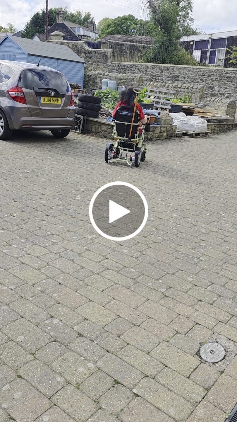 Customer video review of Y20 Luxe – Lightweight Folding Powerchair with Quick-Release Premium Brushless Motors & Reclining Seat