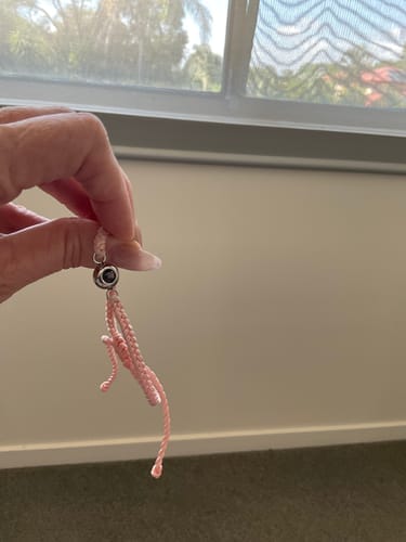Customer photo review of Custom Photo Bracelet