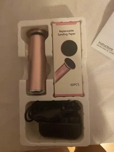 Customer photo review of ™Pedi - מכונה להסרת עור יבש וסדקים בכפות הרגליים