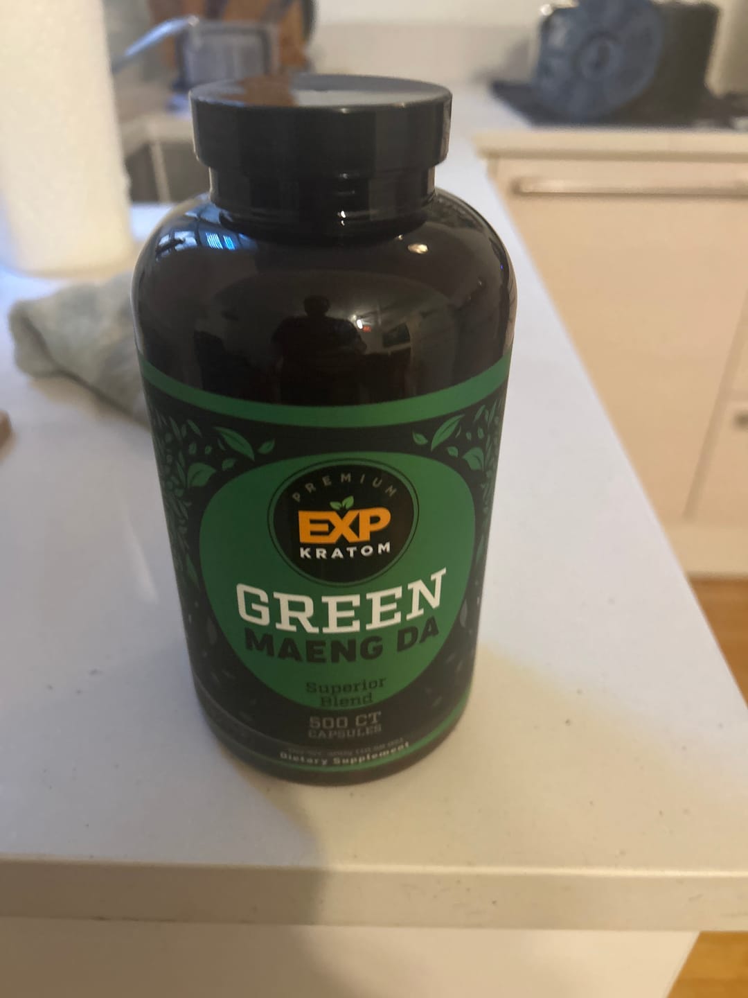 Customer photo review of EXP Premium Green Maeng Da Blend Capsules