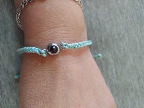 Customer photo review of Custom Photo Bracelet