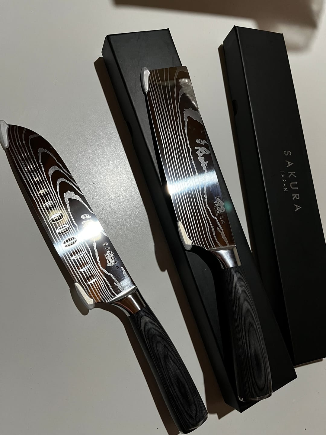 Customer photo review of Cuchillo Cleaver Sakura Pro Stainless Steel Black Ébano 30 Cms