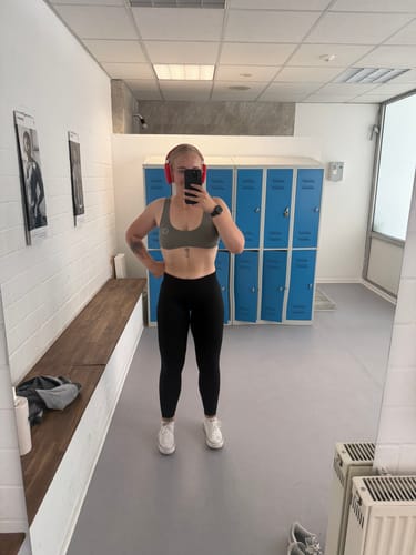 Customer photo review of LUXE Core Sport-BH - Sage Khaki