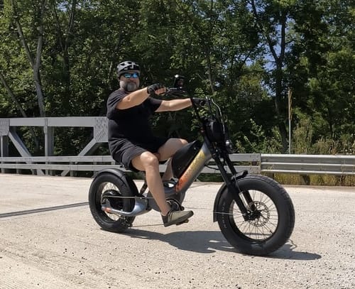 Customer photo review of WALLKE Titan X1 Carbon Fiber Frame | 3800W Cruiser Ebike