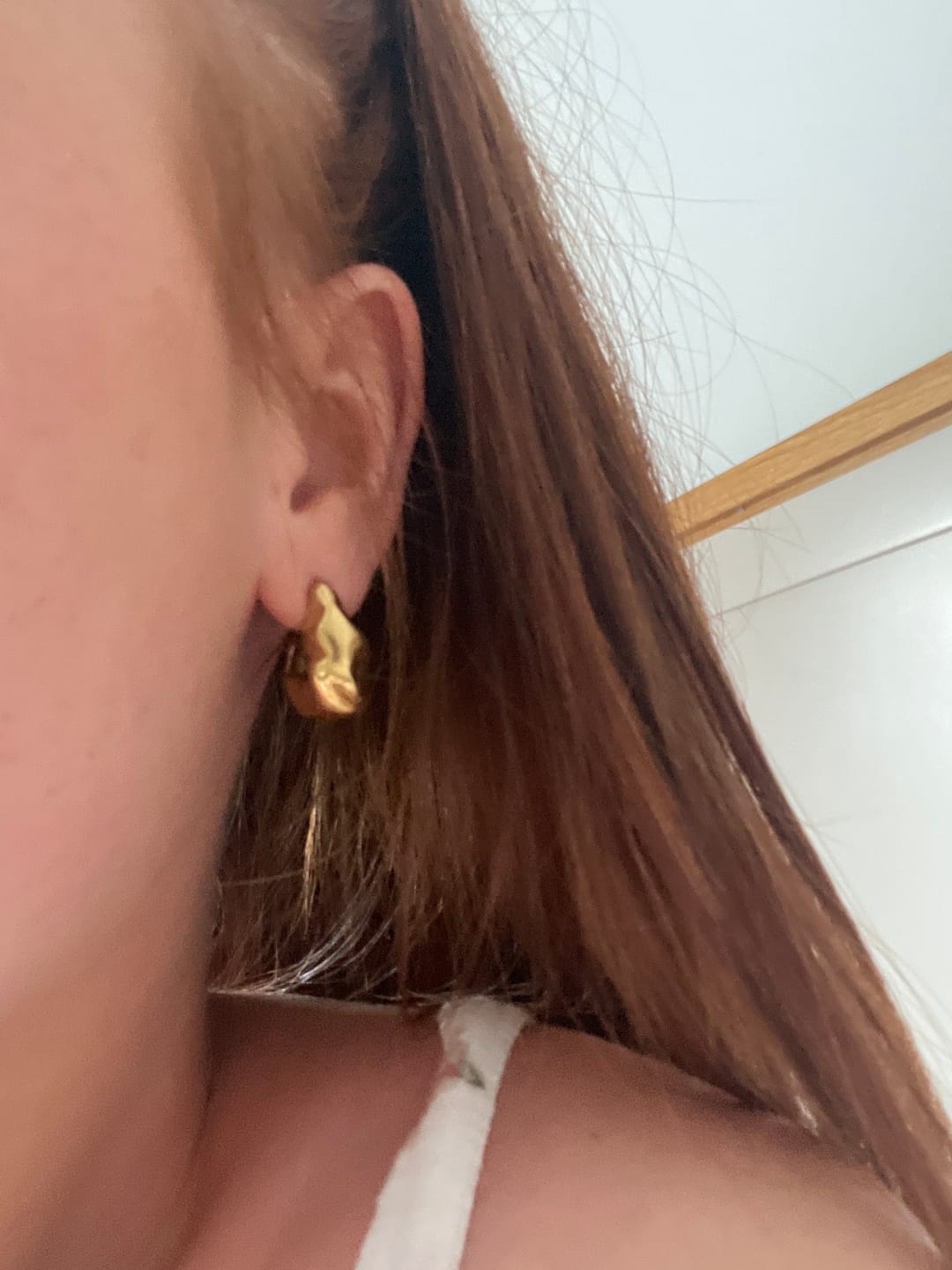 Customer photo review of Infinite Earrings