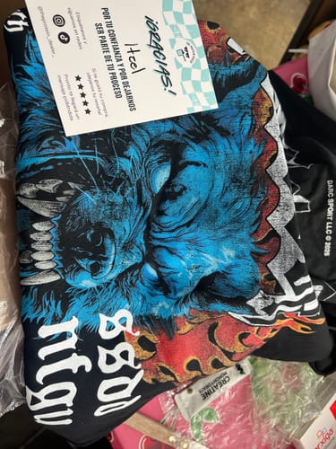 Customer photo review of DEATH WOLF "PREMIUM" OVERSIZED TEE
