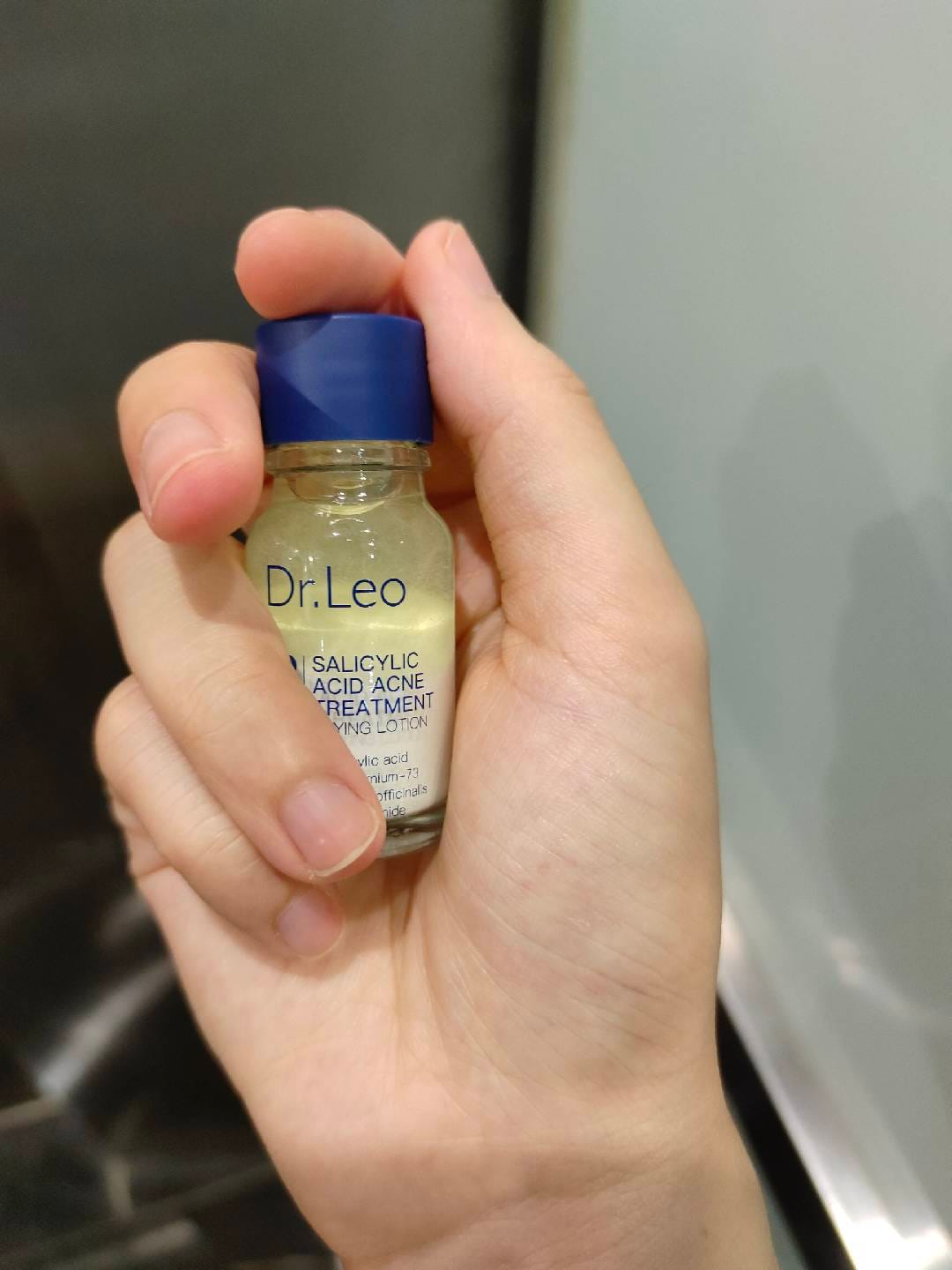 Customer photo review of Loción para el tratamiento del acné con ácido salicílico