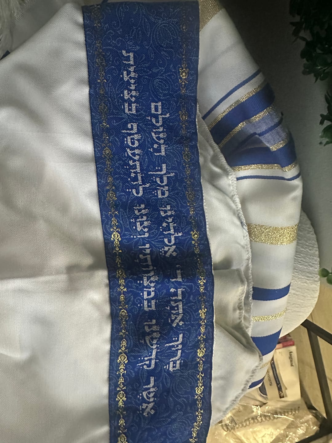 Customer photo review of Half Polished Kudu Shofar Plus Ram Horn, Guide & Brush