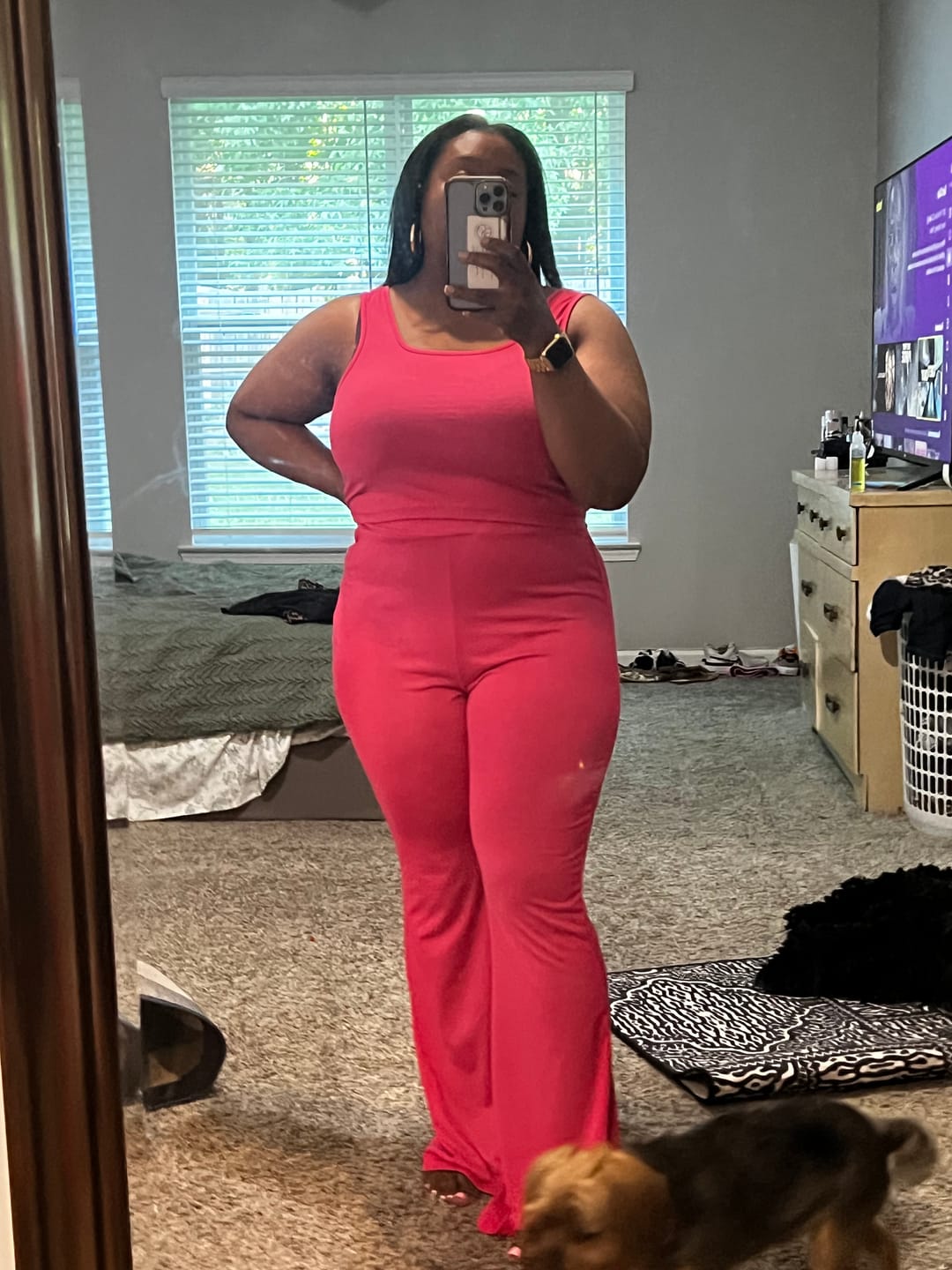 Customer photo review of Natural Color Body Wave Micro Loop Hair Extension