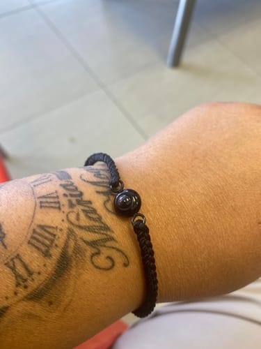 Customer photo review of Custom Photo Bracelet