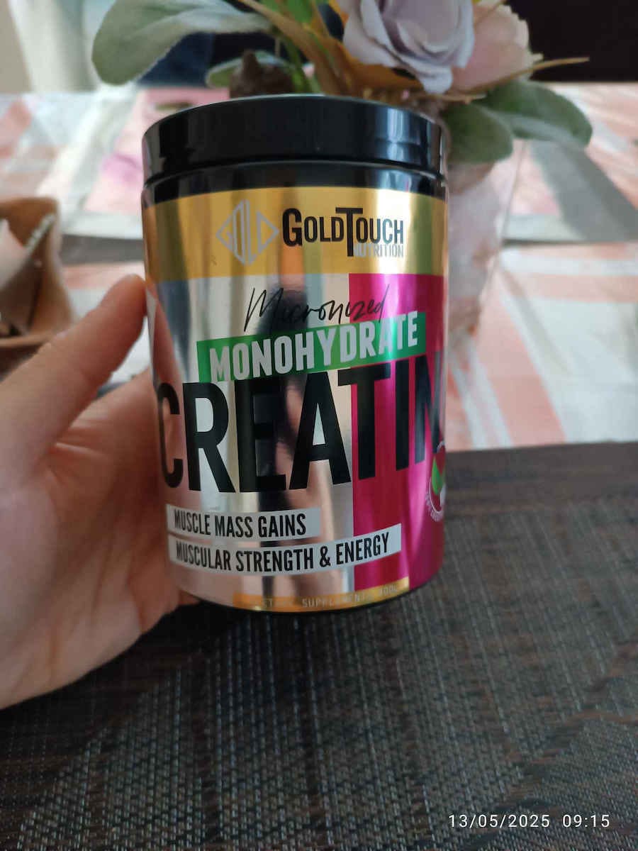 Customer photo review of Creatine Monohydrate (400g) - GoldTouch nutrition