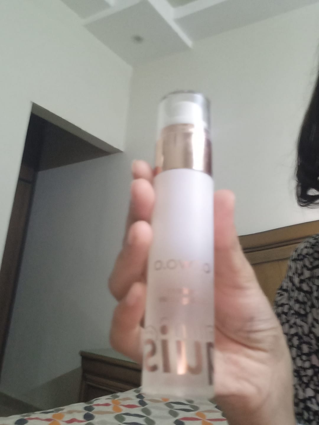 Customer photo review of O.TWO.O EXQUISIT SETTING SPRAY