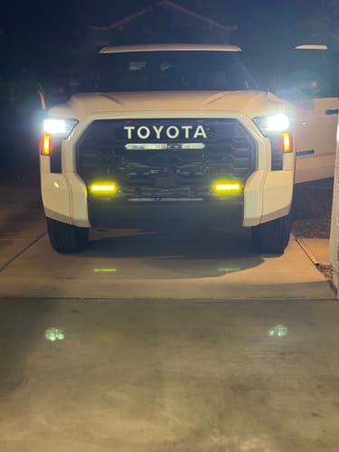 Customer photo review of LED Fog Light - Fits Toyota Tacoma, Tundra, 4Runner, and Sequoia