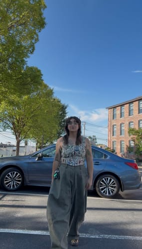 Customer photo review of American Curved Blade Jeans