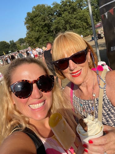 Customer photo review of 18K GOLD STARFISH EARRINGS