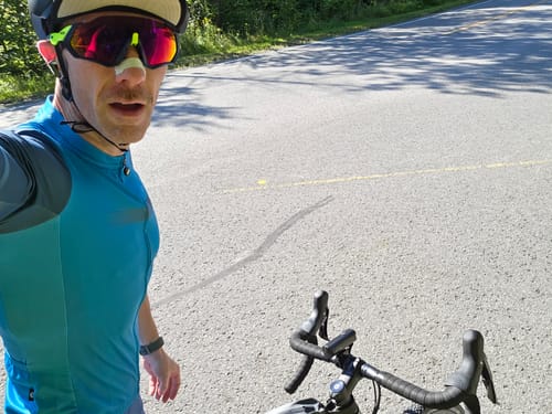 Customer photo review of White Nasal Strips