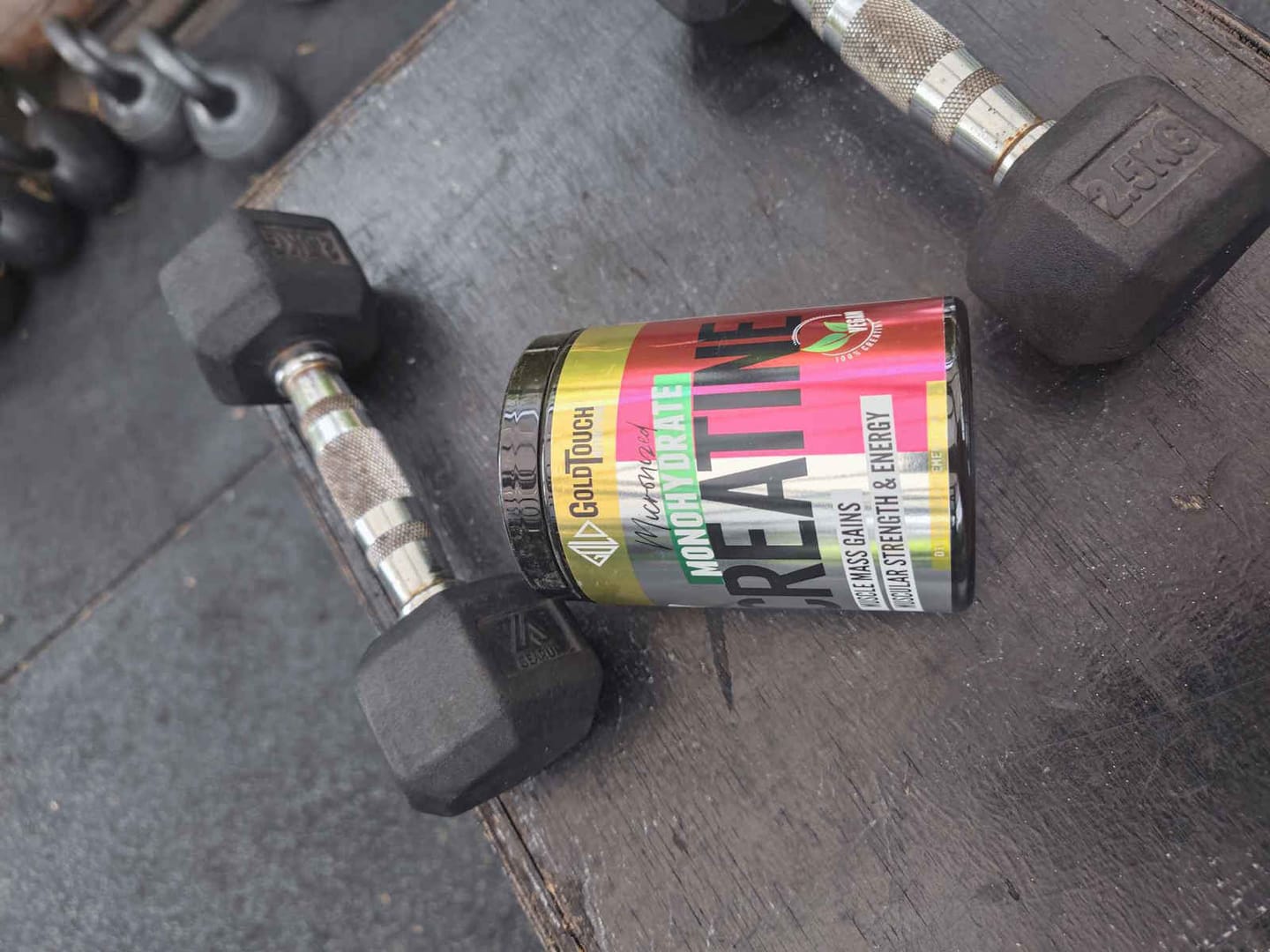 Customer photo review of Creatine Monohydrate (400g) - GoldTouch nutrition