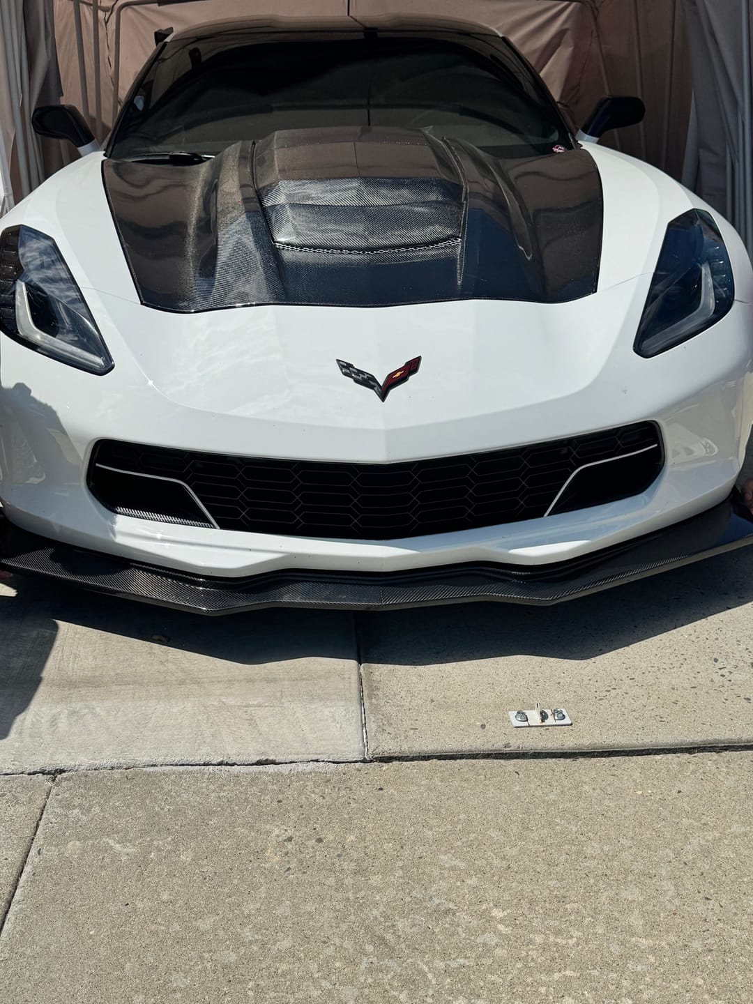 Customer photo review of Corvette C7 Stage 2.5 ZR1 Conversion Extended Front Splitter