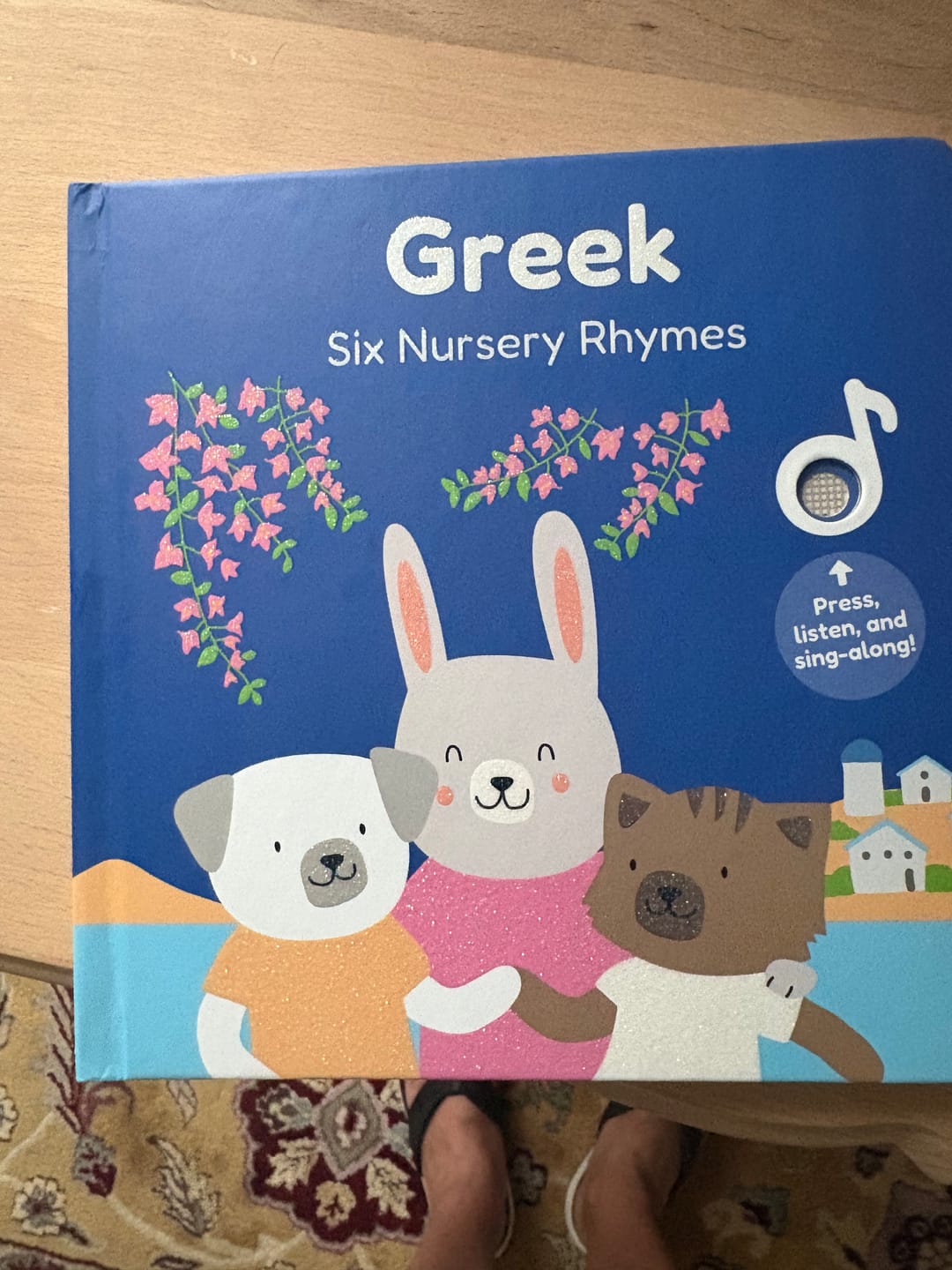 Customer photo review of Greek Nursery Rhymes - Rechargeable Sound Book